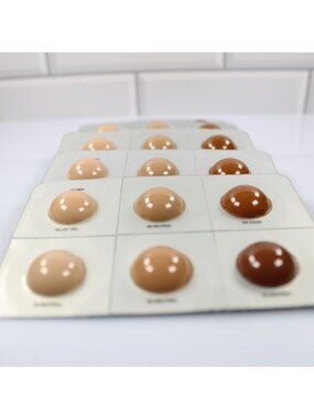 Dior Forever Foundation Sample Set - Six Shades Matte Finish - 3 cards